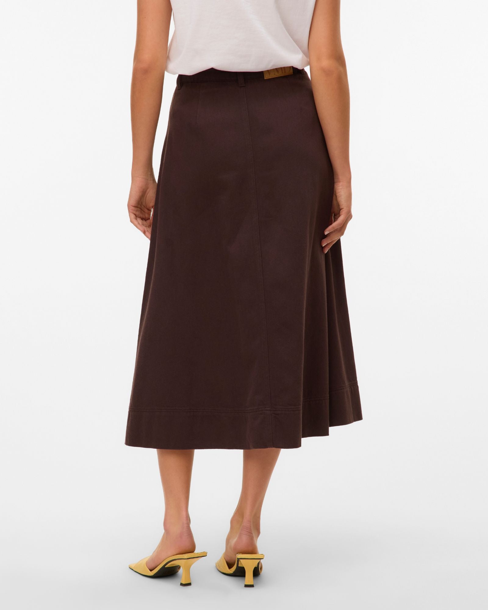 VMFILIA MIDI DENIM SKIRT